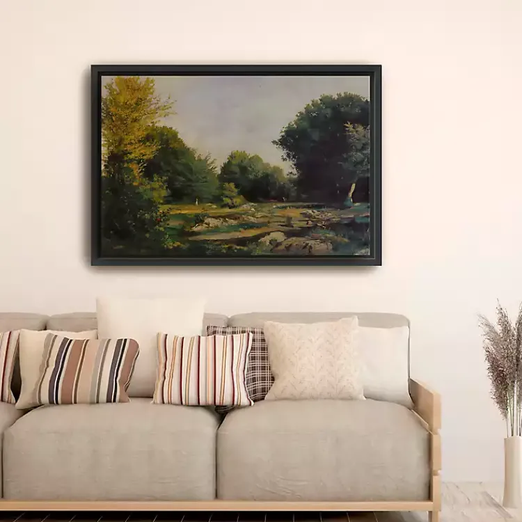 Canvas Art-Kirklands Home La Clairiere Framed Canvas Art Print, 32x48