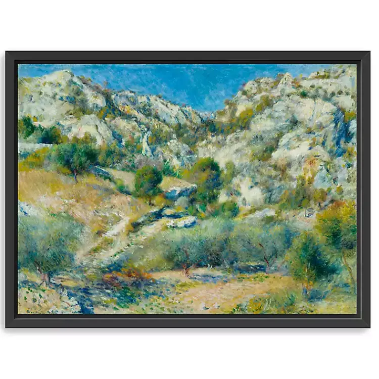 Canvas Art-Kirklands Home Rocky Crags at L'Estaque Canvas Art Print, 32x42