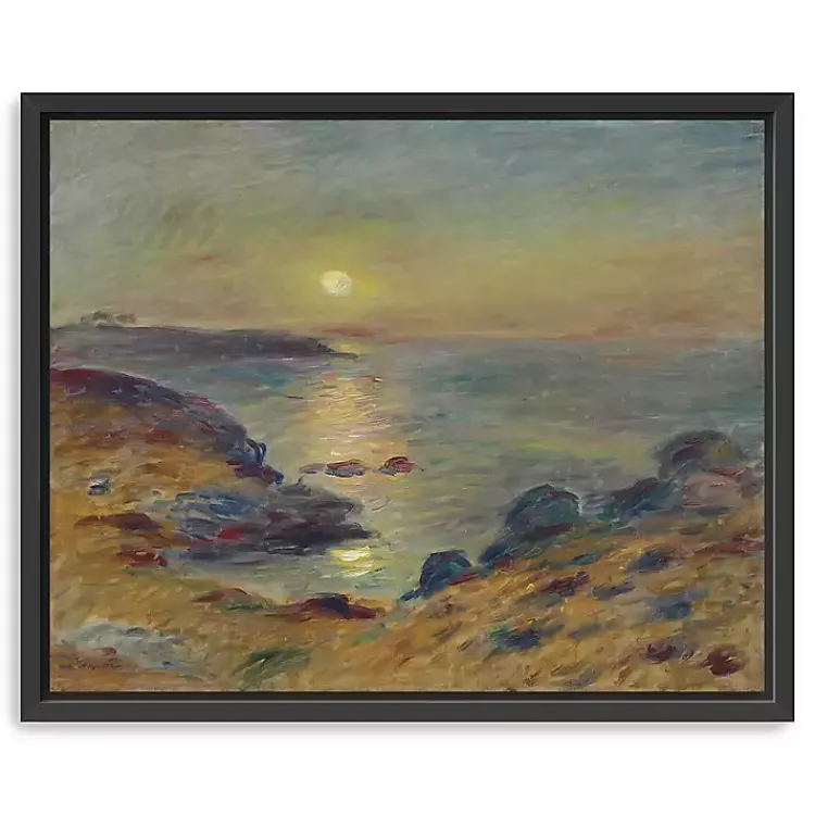 Canvas Art-Kirklands Home Sunset in Douarnenez Framed Canvas Art Print
