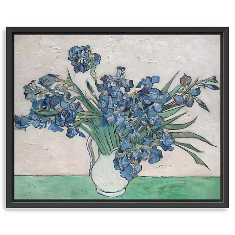 Canvas Art-Kirklands Home Irises II Framed Canvas Art Print, 22x18 in.