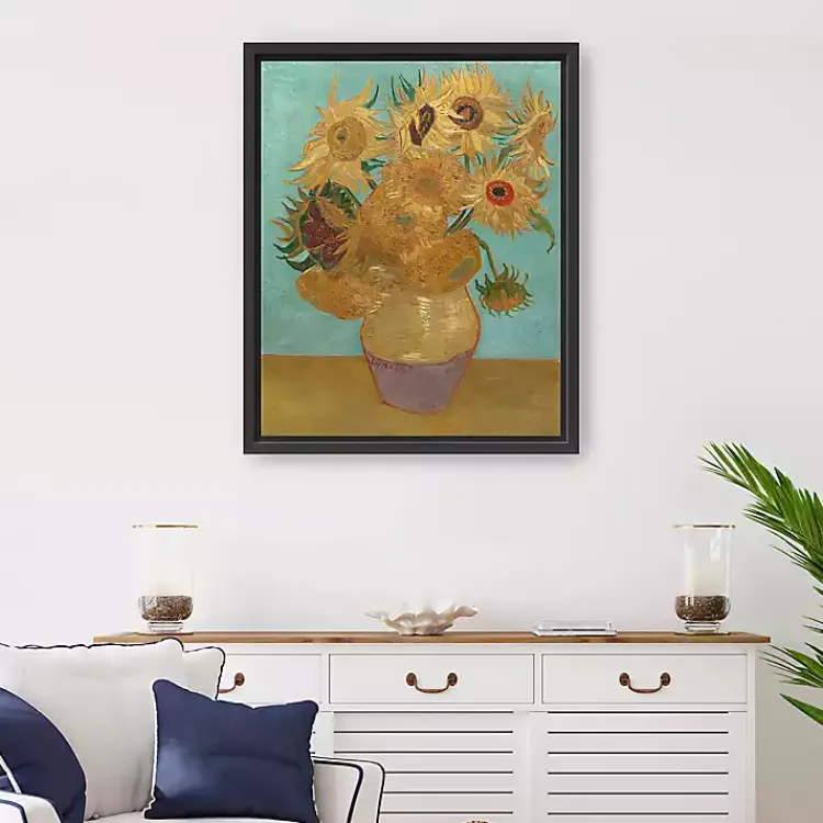Canvas Art-Kirklands Home Vase with Twelve Sunflowers Canvas Art Print