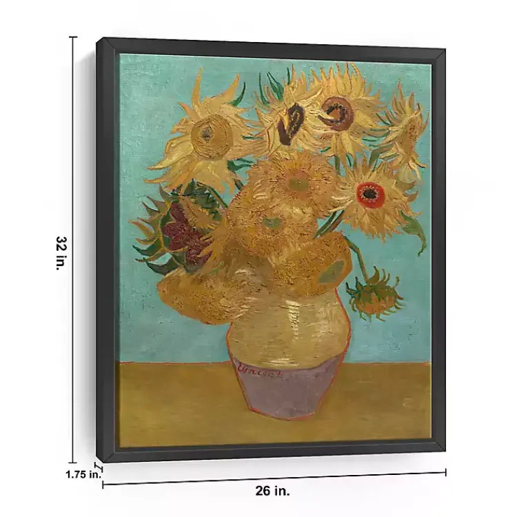 Canvas Art-Kirklands Home Vase with Twelve Sunflowers Canvas Art Print
