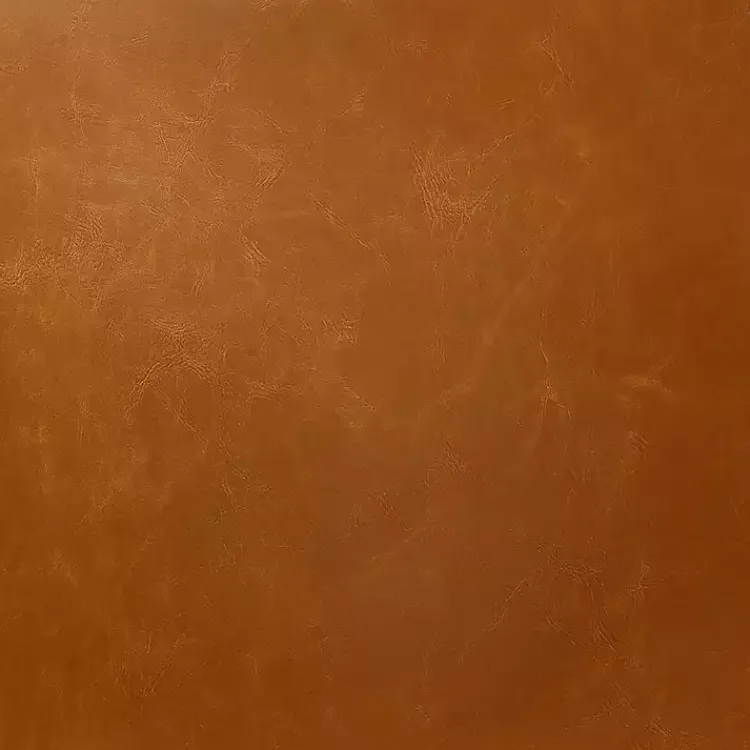 Dining Chairs-Kirklands Home Whiskey Faux Leather Scoop Dining Chairs, Set of 2 Brown