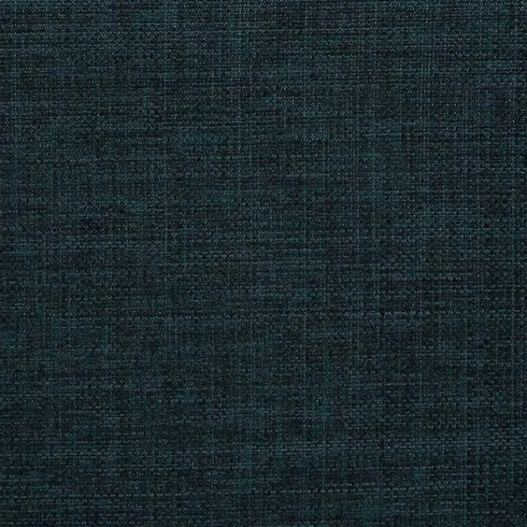 Benches & Ottomans-Kirklands Home Navy Upholstered Eliza Round Storage Ottoman Blue