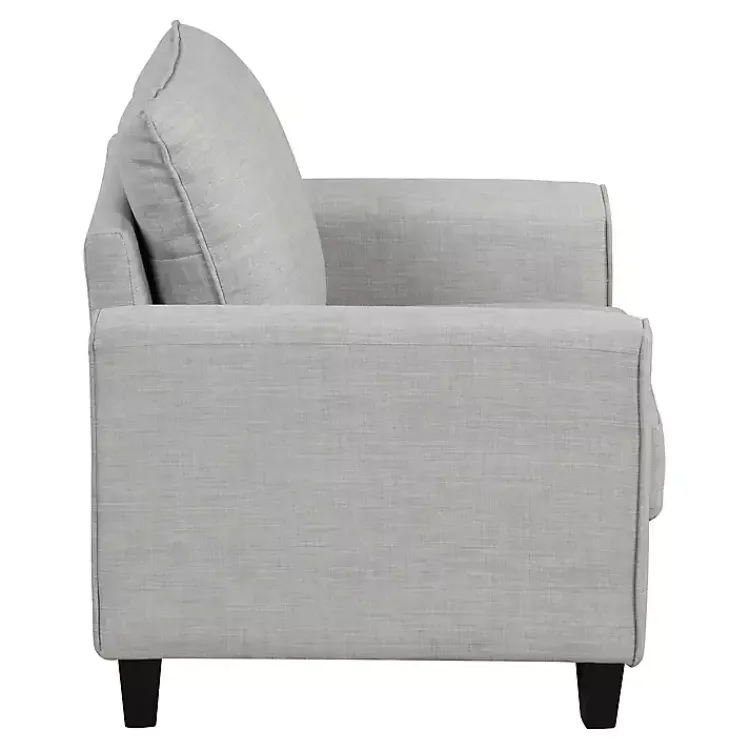 Accent Chairs-Kirklands Home Upholstered Jorden Accent Chair Gray