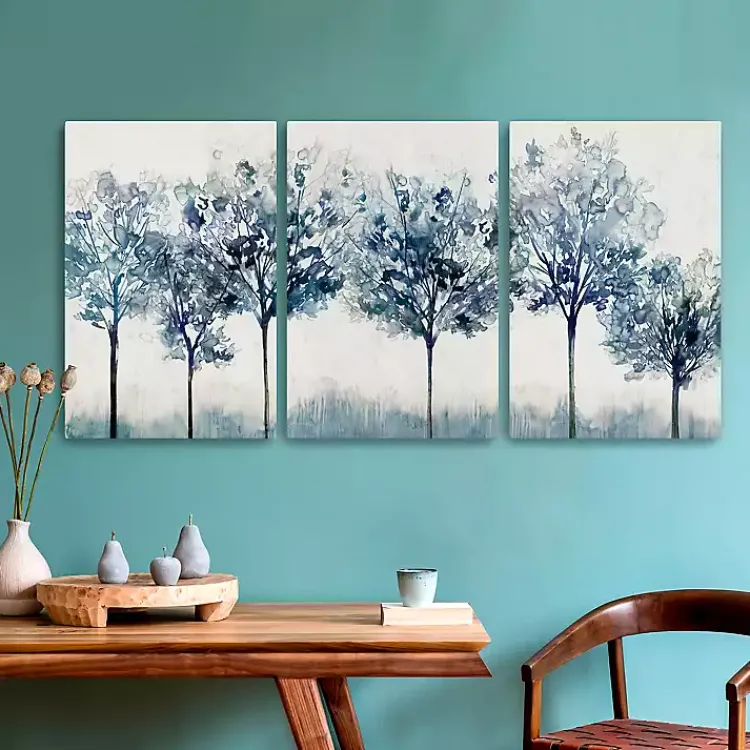 Canvas Art-Kirklands Home Indigo Forest Light Canvas Art Prints, 16x24