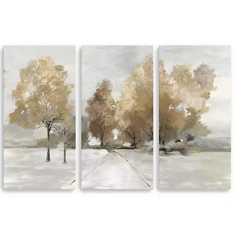 Canvas Art-Kirklands Home Trail Under The Trees Canvas Art Prints, Set of 3