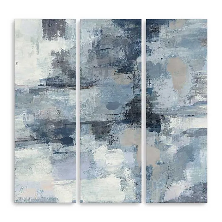 Canvas Art-Kirklands Home In The Indigo Clouds Canvas Art Prints, Set of 3