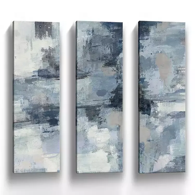 Canvas Art-Kirklands Home In The Indigo Clouds Canvas Art Prints, Set of 3