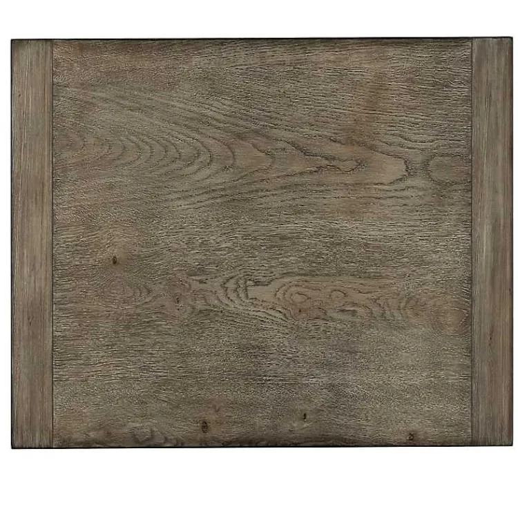 Dining Tables-Kirklands Home Smokey Oak Wood Chandler Counter Height Table