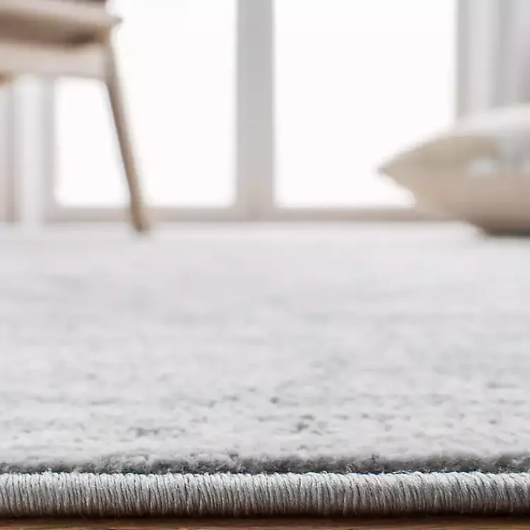 Area Rugs-Kirklands Home Brentwood Traditional Runner, 2x8 Gray