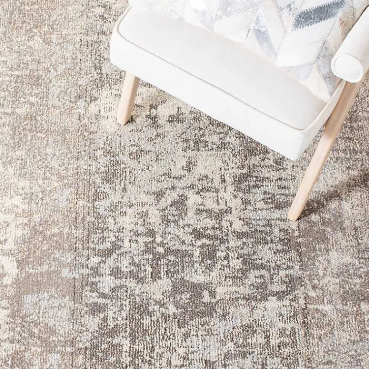 Area Rugs-Kirklands Home Beige Madison Abstract Runner, 2x8 Tan