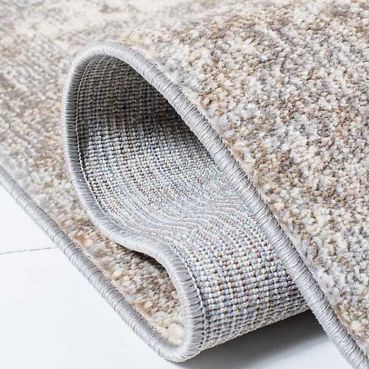 Area Rugs-Kirklands Home Beige Madison Abstract Area Rug, 5x7 Tan