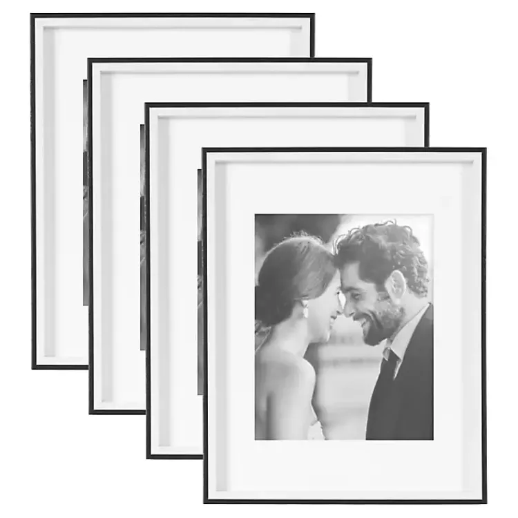 Gallery Wall Frames-Kirklands Home Black & White Gibson 4-pc. Gallery Wall Frame Set