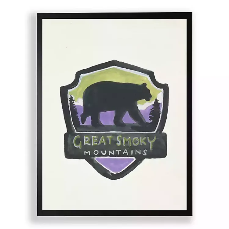 Framed Art-Kirklands Home Watercolor Great Smoky Mountains Framed Art Print