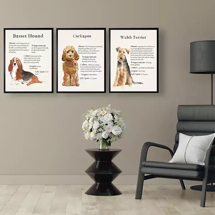 Wall Quotes & Signs-Kirklands Home Welsh Terrier Facts Framed Wall Plaque