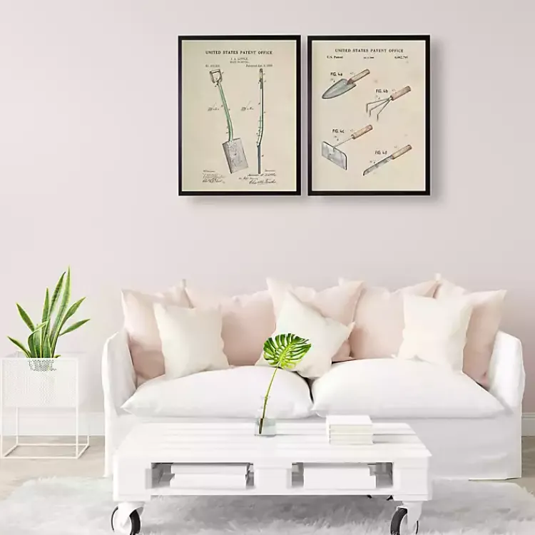 Framed Art-Kirklands Home Spade Patent Framed Art Print