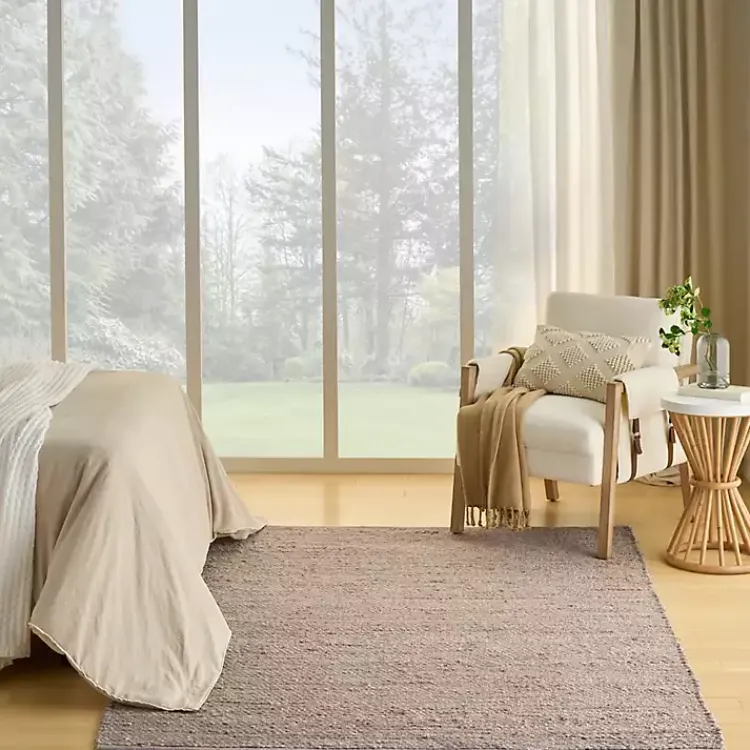 Area Rugs-Kirklands Home Jaxon Natural Jute Area Rug, 4x6 Gray