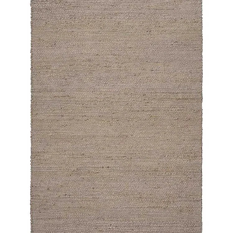 Area Rugs-Kirklands Home Jaxon Natural Jute Area Rug, 8x10 Gray