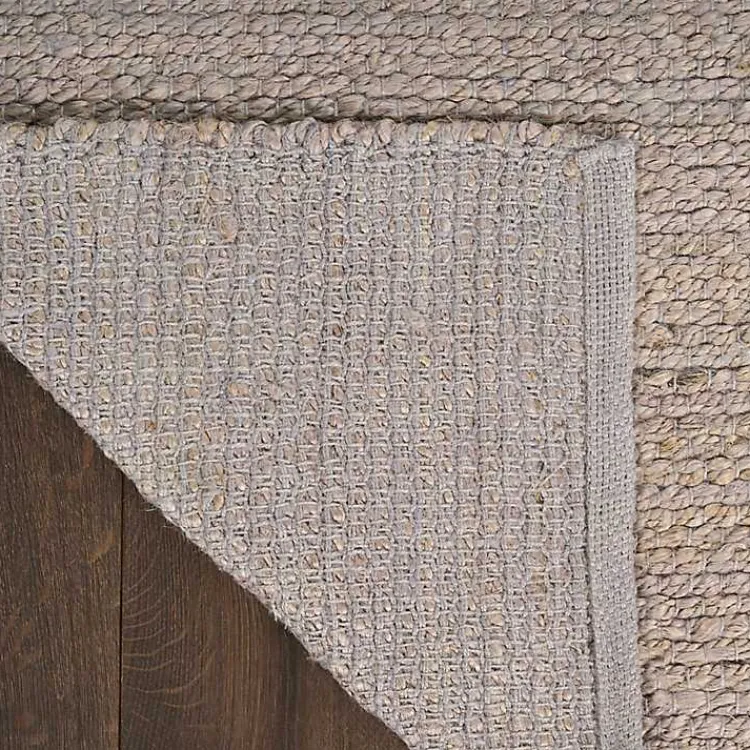 Area Rugs-Kirklands Home Jaxon Natural Jute Area Rug, 8x10 Gray