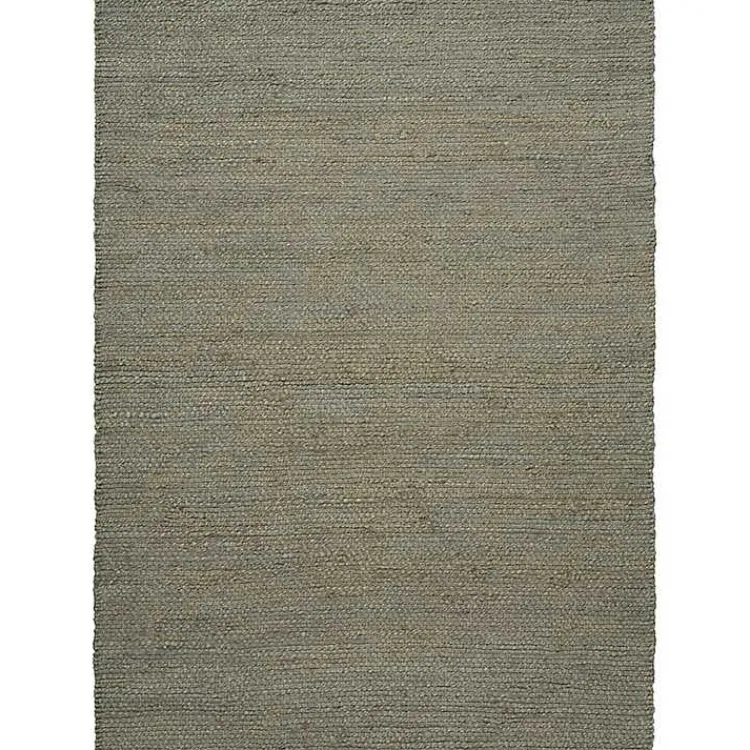 Area Rugs-Kirklands Home Jaxon Sage Natural Jute Area Rug, 4x6 Green