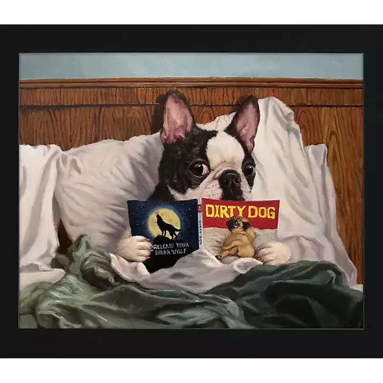 Framed Art-Kirklands Home Dirty Dog Framed Art Print Multi
