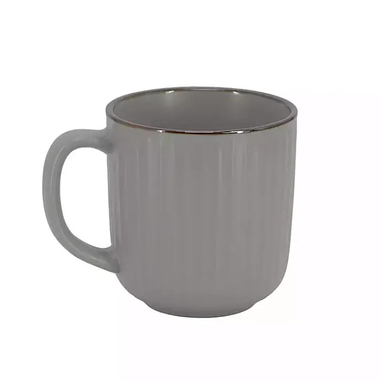 Dinnerware-Kirklands Home Dark Leo Stoneware 16-pc. Dinnerware Set Gray