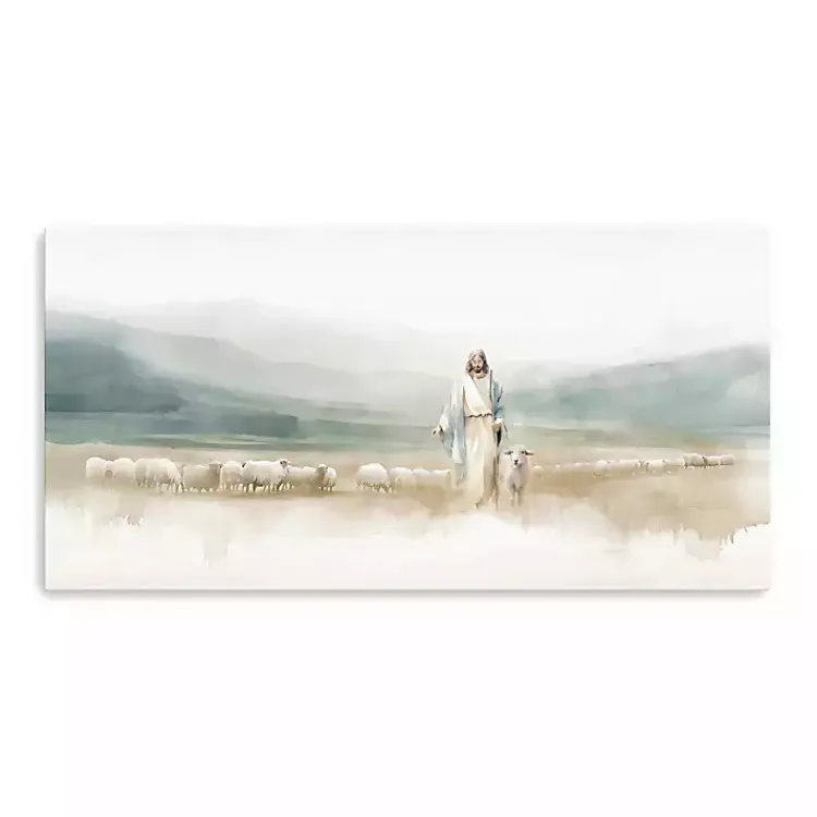 Canvas Art-Kirklands Home The Good Shepherd Canvas Art Print, 60x30 in.