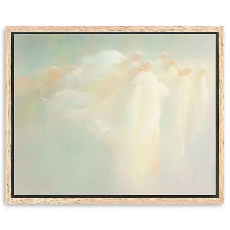 Canvas Art-Kirklands Home Heavenly Messengers Framed Canvas Art Print, 26x32 Multi