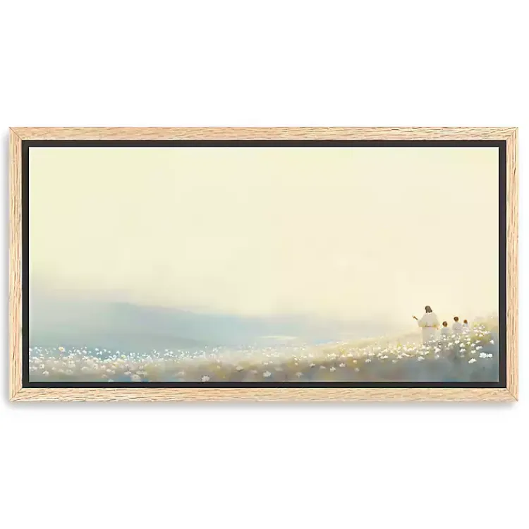 Canvas Art-Kirklands Home Far Green Hill Canvas Art Print, 22x42 Multi