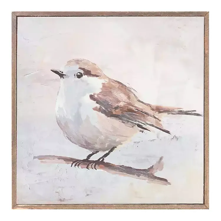 Canvas Art-Kirklands Home Neutral Birds Framed Canvas Art Prints, Set of 2