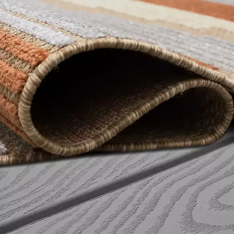 Outdoor Rugs-Kirklands Home Fernandina Outdoor Area Rug, 6x9 Brown