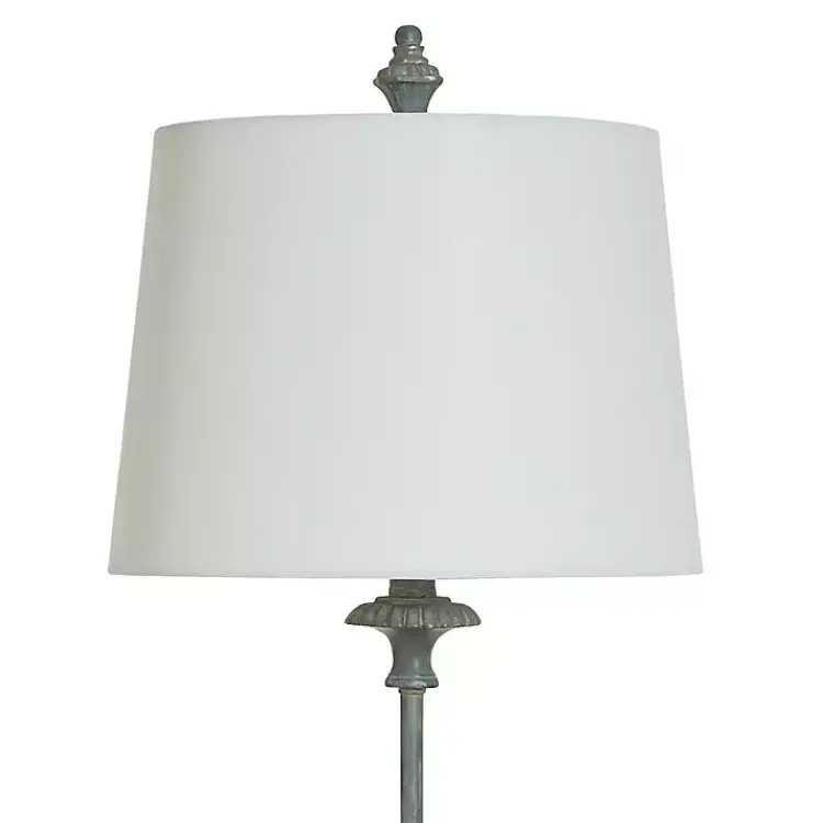 Buffet Lamps-Kirklands Home Antique Cast Buffet Lamp Blue