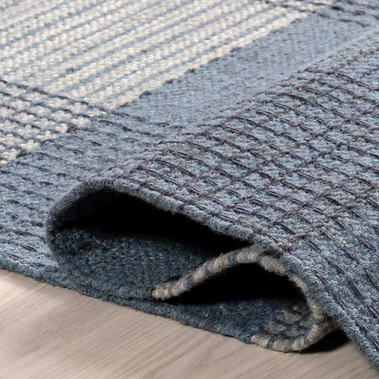 Area Rugs-Kirklands Home Plaid Emily Henderson x RugsUSA Area Rug, 4x6 Blue