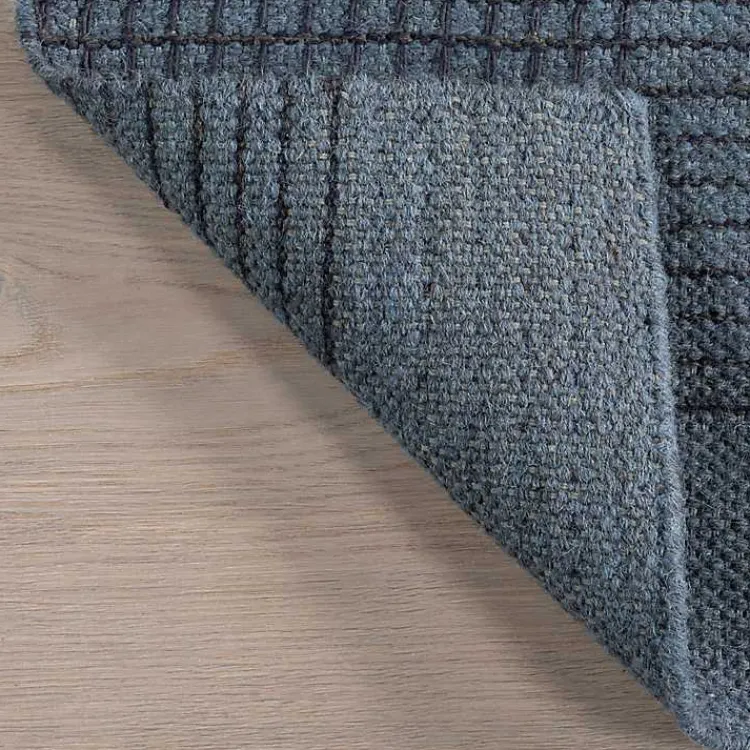 Area Rugs-Kirklands Home Plaid Emily Henderson x RugsUSA Area Rug, 4x6 Blue