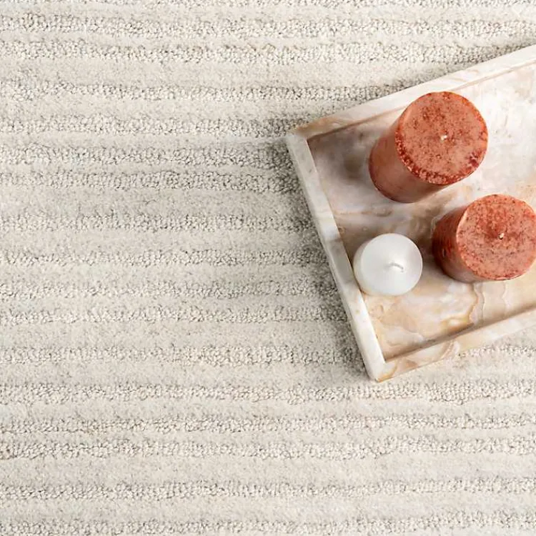 Area Rugs-Kirklands Home Southwest Emily Henderson x RugsUSA Area Rug, 5x8 Ivory