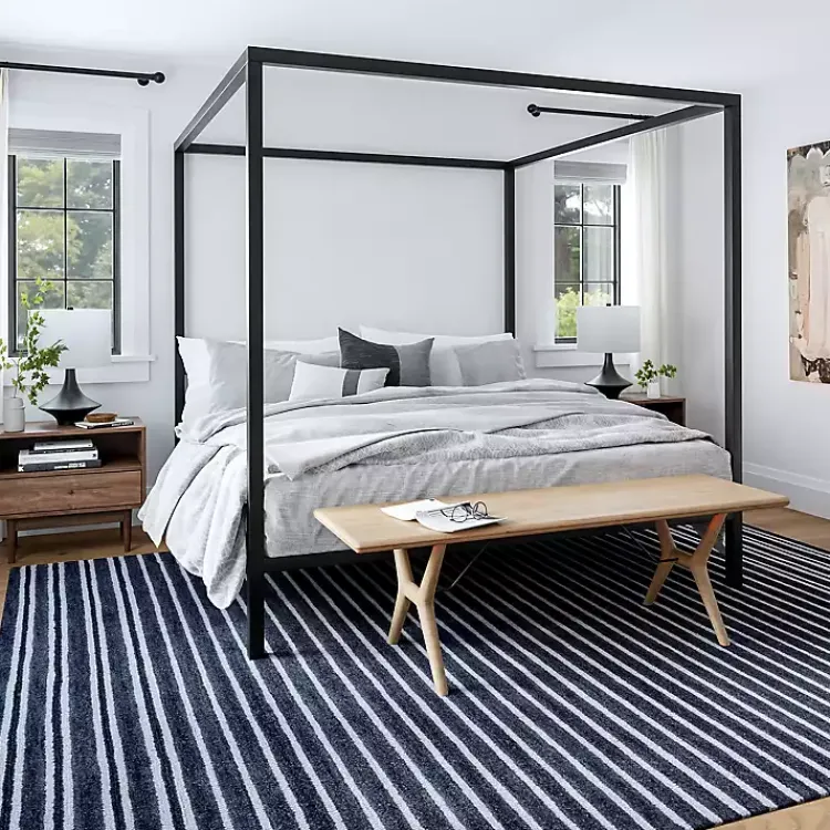 Area Rugs-Kirklands Home Pacific Emily Henderson x RugsUSA Area Rug, 5x8 Blue