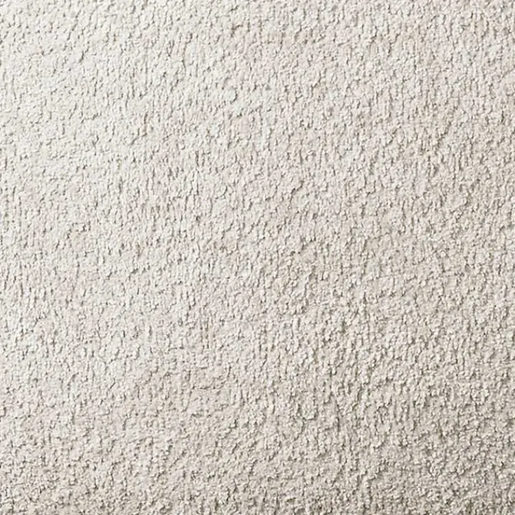 Accent Chairs-Kirklands Home Cream Boucle Barrel Swivel Accent Chair White