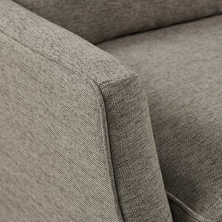 Accent Chairs-Kirklands Home Skirted Swivel Martha Stewart Accent Chair Tan