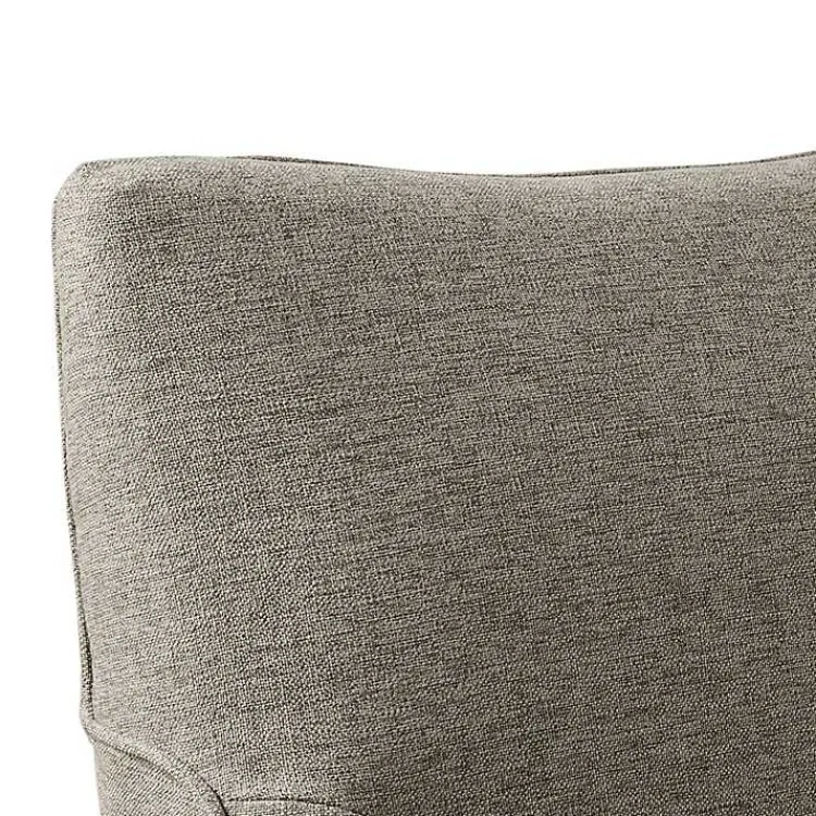 Accent Chairs-Kirklands Home Skirted Swivel Martha Stewart Accent Chair Tan