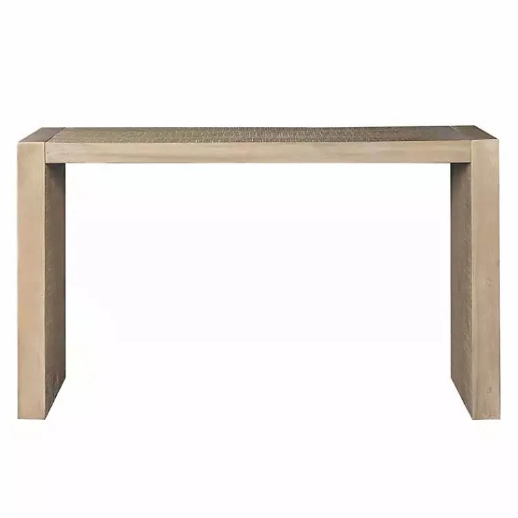 Console Tables-Kirklands Home Natural Monterey Console Table Tan