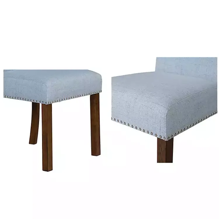 Dining Chairs-Kirklands Home Aubrey Upholstered 2-pc. Dining Chair Set Blue