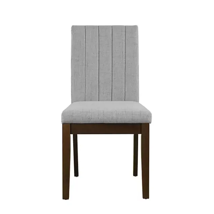 Dining Chairs-Kirklands Home Everly Upholstered Dining Chairs, Set of 2 Gray