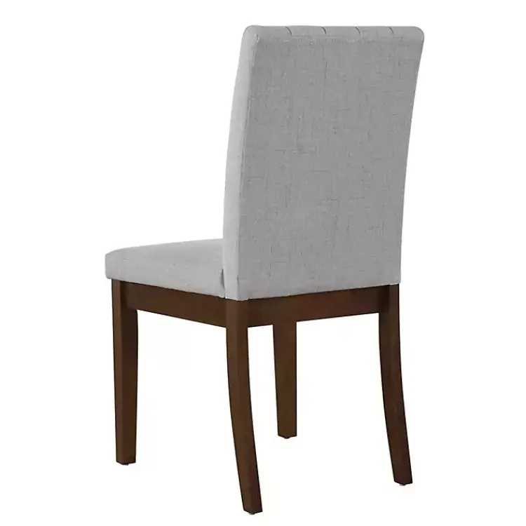 Dining Chairs-Kirklands Home Everly Upholstered Dining Chairs, Set of 2 Gray