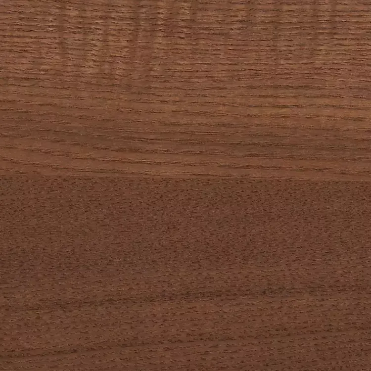 Beds & Headboards-Kirklands Home Walnut Rattan Amelia Queen Bed Brown