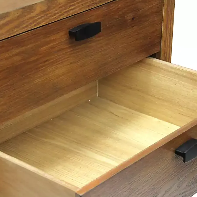 Dressers & Chests-Kirklands Home Vivara 2-Drawer Nightstand Brown