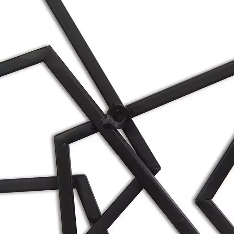 Wall Plaques-Kirklands Home Astraga Pentagon Plaque Black