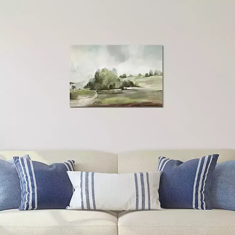 Canvas Art-Kirklands Home Green Country Rood Canvas Art Print