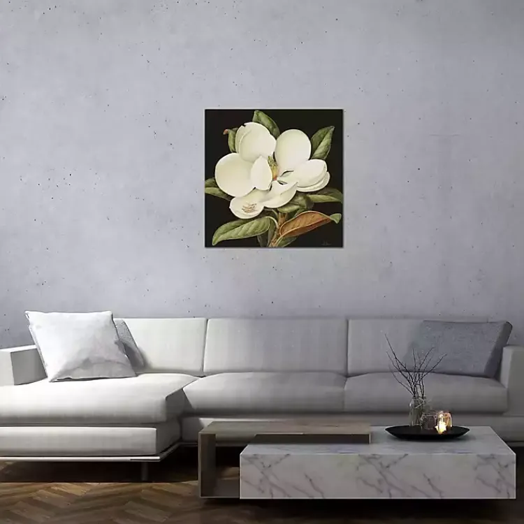Canvas Art-Kirklands Home Magnolia Grandiflora Canvas Art Print White