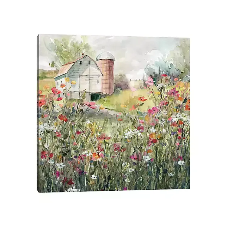 Canvas Art-Kirklands Home Farm in Bloom Canvas Art Print Multi